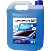 Стеклоомывающая жидкость Chemipro -25С Зимняя 4л