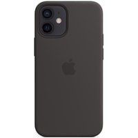Чехол для телефона Apple MagSafe Silicone Case для iPhone 12 mini (черный)