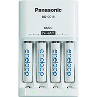 Аккумуляторы + зарядное Panasonic BQ-CC18 + 4х750mAh [K-KJ18MCC04E]