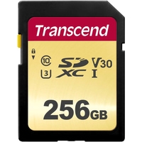 Карта памяти Transcend SDXC 500S 256GB