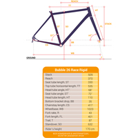 Велосипед Shulz Bubble 26 Race Rigid 2023 (желтый)