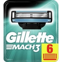 Сменные кассеты для бритья Gillette Mach3 (6 шт) 7702018408832