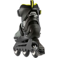 Роликовые коньки Rollerblade Microblade Free 3WD 2021 (р. 28-32, антрацит/лайм)