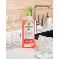 Средство для мытья посуды Synergetic антибактериальное, с ароматом арбуза 1 л