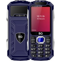 Кнопочный телефон BQ-Mobile BQ-2817 Tank Quattro Power (синий)