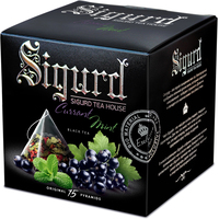 Черный чай Sigurd Black Tea Currant & Mint - Смородина и Мята 15 шт