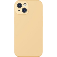 Чехол для телефона Baseus Liquid Silica Gel Case для iPhone 14 (оранжевый)