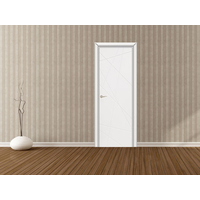 Межкомнатная дверь Юркас Граффити 5 ДГ (белая эмаль)