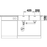 Кухонная мойка Blanco Andano 400/400-IF/A (519559)