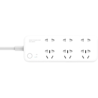 Удлинитель Xiaomi Mi Power Strip 6 (без USB, белый, китайская версия)