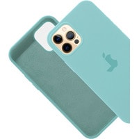 Чехол для телефона EXPERTS Silicone Case для Apple iPhone 12/12 Pro (мятный)