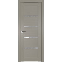 Межкомнатная дверь ProfilDoors 2.09XN L 60x200 (стоун, стекло дождь белый)