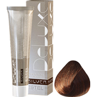 Крем-краска для волос Estel Professional De Luxe Silver 5/4 светлый медный шатен