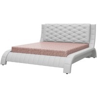 Кровать Bravo Мебель Шанель 140x200 (экокожа, белый)