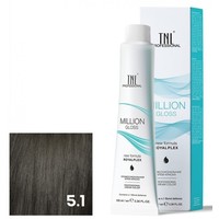 Крем-краска для волос TNL Professional Million Gloss 5.1 100 мл