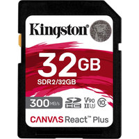 Карта памяти Kingston Canvas React Plus SDXC 32GB