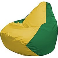 Кресло-мешок Flagman Груша Медиум Г1.1-262 (жёлтый/зелёный)