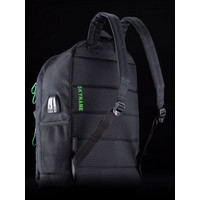 Городской рюкзак SkyName 80-44 (черный/зеленый)