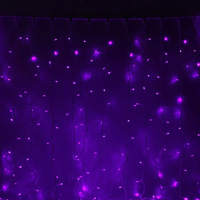 Световой дождь Luazon Занавес (2x3 м, фиолетовый) [1080225]