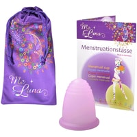 Менструальная чаша Me Luna Soft L без кончика (розовый)