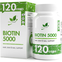 Витамины, минералы NaturalSupp Биотин (Biotin) 5000, 120 капсул