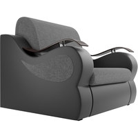 Кресло-кровать Лига диванов Меркурий 100684 60 см (серый/черный)