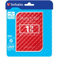Внешний накопитель Verbatim Store 'n' Go USB 3.0 1TB Красный [53203]
