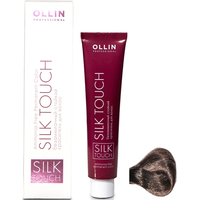 Крем-краска для волос Ollin Professional Silk Touch 5/7 светлый шатен коричневый