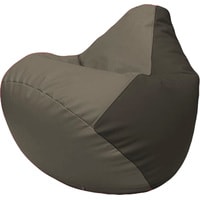 Кресло-мешок Flagman Груша Макси Г2.3-1716 (серый/черный)