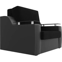 Кресло-кровать Mebelico Сенатор 105472 80 см (черный/черный)