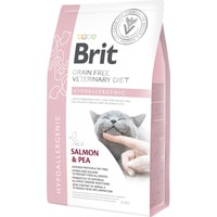 Сухой корм для кошек Brit VD Hypoallergenic Salmon & Pea 2 кг