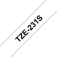 Картридж-лента для термопринтера Brother TZe-231S (12 мм, 4 м)
