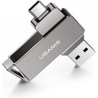 USB Flash Usams Type-C+USB3.0 Rotatable High Speed Flash Drive 128GB