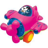 Развивающая игрушка Азбукварик Музыкальный самолетик 2993 (розовый)