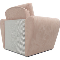 Кресло-кровать Мебель-АРС Квартет (микровельвет, бежевый кордрой)