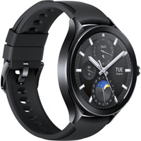 Умные часы Xiaomi Watch 2 Pro LTE (черный, с черным силиконовым ремешком, международная версия)