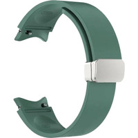 Ремешок Rumi Flex Buckle силиконовый для Samsung Galaxy Watch4/5/6 (20 мм, зеленый)