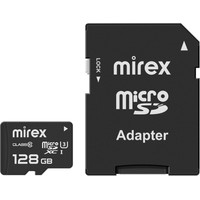 Карта памяти Mirex microSDXC 13613-AD3UH128 128GB (с адаптером)