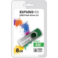 USB Flash Exployd 530 8GB (зеленый)