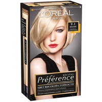 Крем-краска для волос L'Oreal Recital Preference 9.1 Викинг Очень светло-русый пепельный