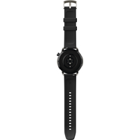 Умные часы Amazfit GTR 4 (серебристый, с черным ремешком из фторэластомера)
