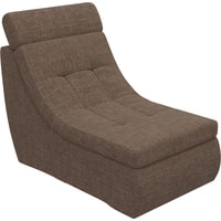 Элемент модульного дивана Лига диванов Холидей люкс 105670 (рогожка, коричневый)