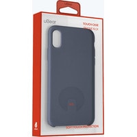 Чехол для телефона uBear Silicone Touch Case для iPhone X/Xs (темно-синий)