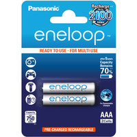 Аккумулятор Panasonic Eneloop AAA 750mAh 2 шт. (BK-4MCCE/2BE)