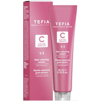 Крем-краска для волос Tefia Color Creats 4/7 (брюнет фиолетовый)