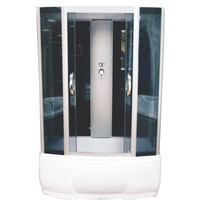 Душевая кабина Водный мир ВМ-8862 150x70 (черный/тонированное стекло)