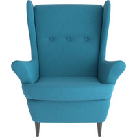 Интерьерное кресло Mio Tesoro Тойво (twist 12 petrol turquoise)