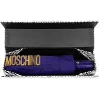 Складной зонт Moschino 8021-OCF New Metal Logo Blue + Box Logo