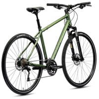 Велосипед Merida Crossway 300 L 2021 (матовый зеленый/темно-зеленый)