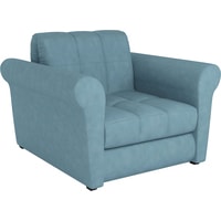 Кресло-кровать Мебель-АРС Гранд (микровелюр, голубой luna 089)